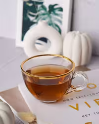 فنجان بیسیک لب‌‌طلا