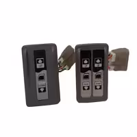 کلید شیشه بالابر فراسلی کد 1952 مناسب برای پرایدصبا مجموعه دو عددی | کالا مکس