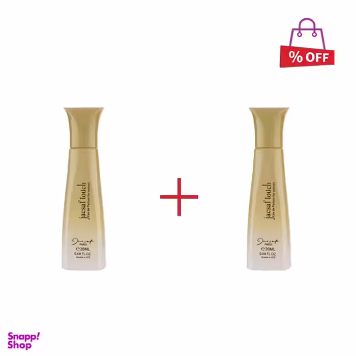عطر جیبی زنانه ژک ساف (Jacsaf) مدل Touch حجم 20 میلی‌لیتر مجموعه 2 عددی