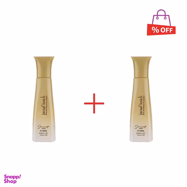 عطر جیبی زنانه ژک ساف (Jacsaf) مدل Touch حجم 20 میلی‌لیتر مجموعه 2 عددی