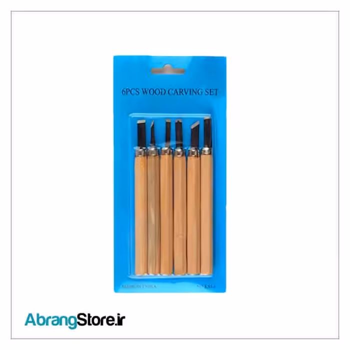 مغار دسته چوبی 6 عددی