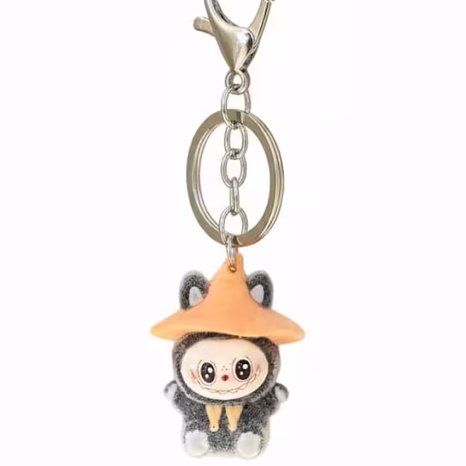 خرید جاسوییچی لبوبو خاکستری مدل کلاهدار  | اتوموبی