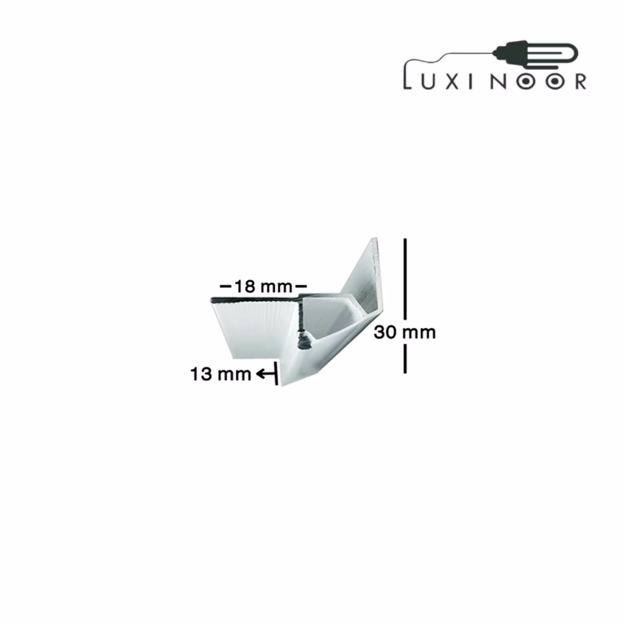 پروفیل چراغ خطی لاینر چفت کناف تک لاین - کد 79