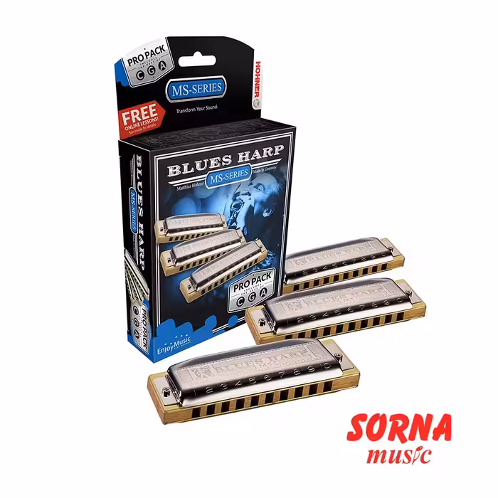 ست سازدهنی دیاتونیک هوهنر مدل بلوز هارپ C,G,A