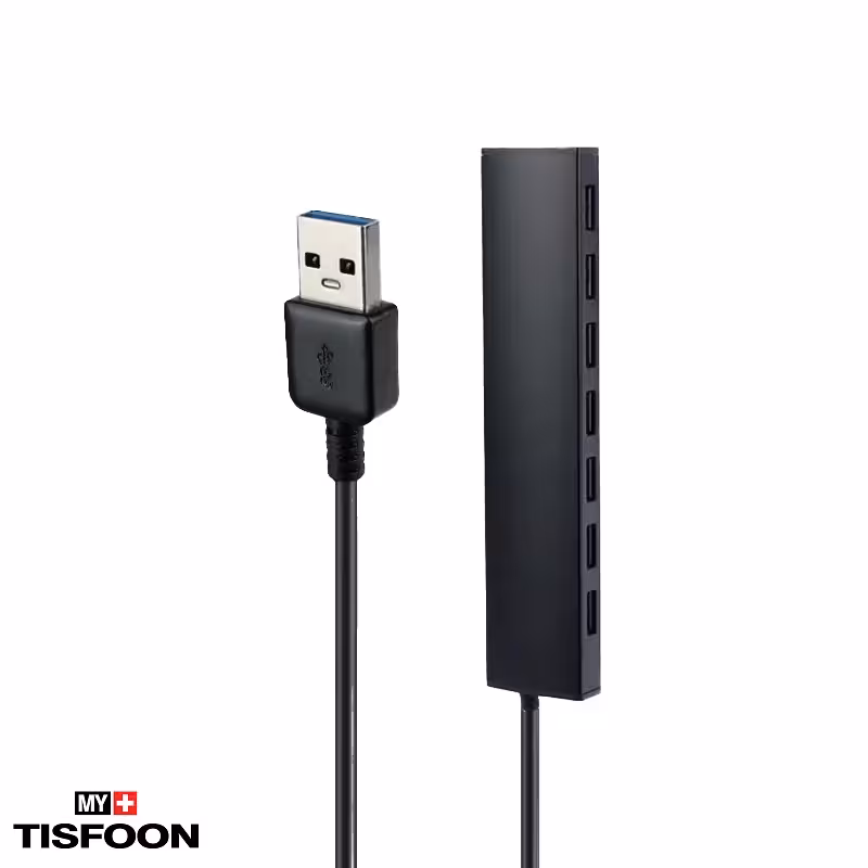 هاب 7 پورت USB 3.0 کی نت HUAMH127 مدل H12