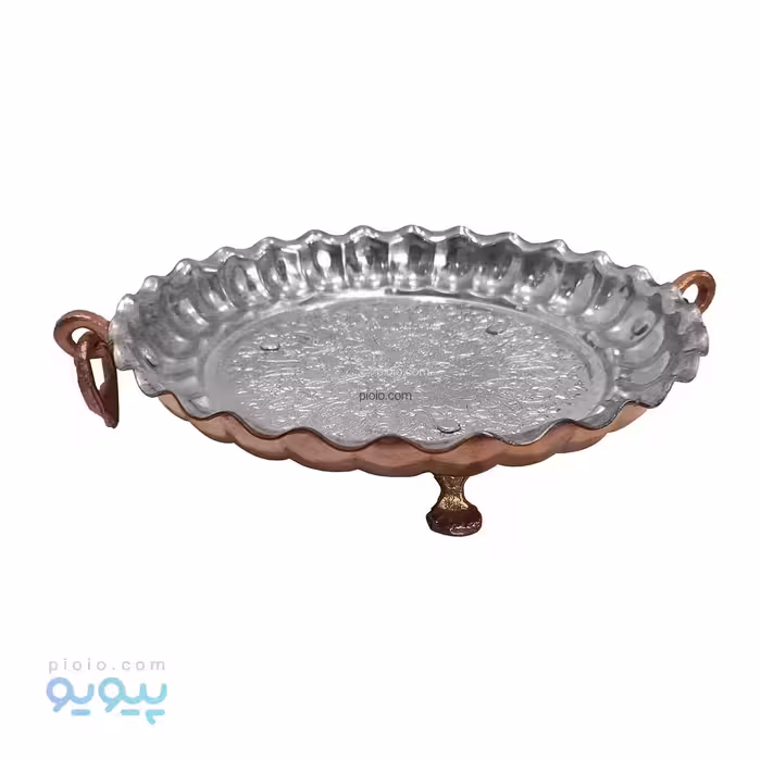سینی مسی قلم کاری طرح آهو آیتم 3270