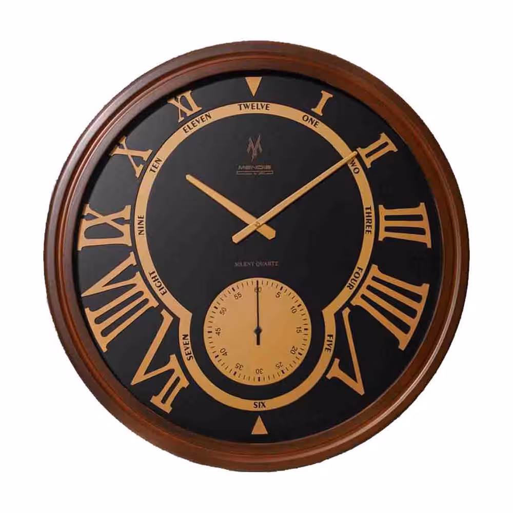 ساعت دیواری 582 فندقی