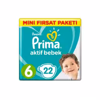 پوشک بچه پریما ترک سایز 6 بسته 23 عددی
