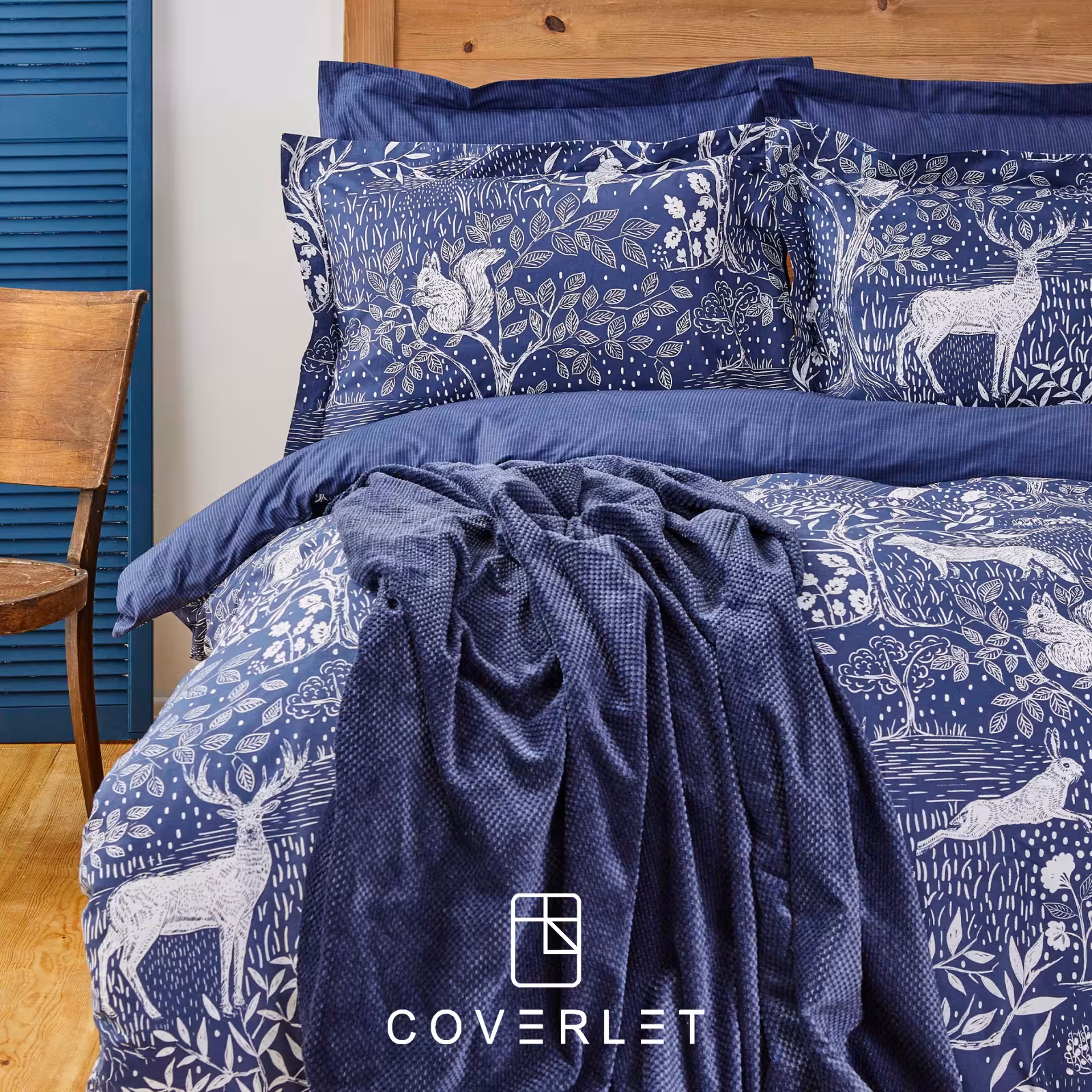 روتختی سرمه‌ای کاوری دونفره مدل Dreamer