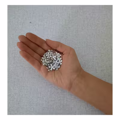 نگین  مدل حرارتی طرح شکوفه کد 1 بسته 50 عددی