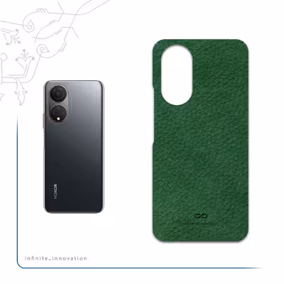 برچسب پوششی ماهوت مدل Green-Leather مناسب برای گوشی موبایل آنر X7