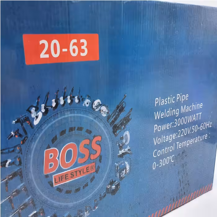 دستگاه جوش لوله پلیمری باس مدل 20_63 مجموعه 13 عددی