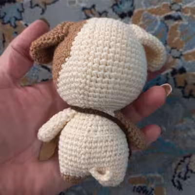 عروسک بافتنی ماندانا مدل سگ کد 02