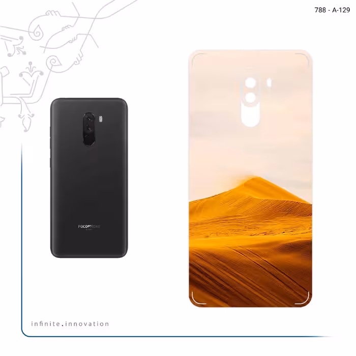 برچسب پوششی ماهوت مدل Sahara Desert مناسب برای گوشی موبایل شیائومی POCOPHONE F1
