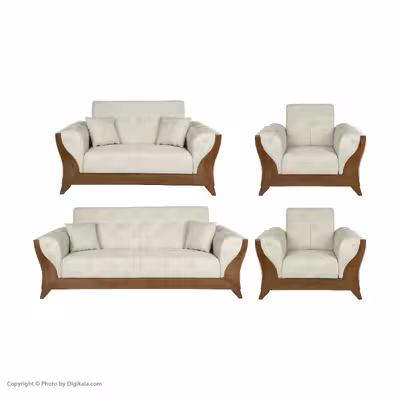 مبل راحتی هفت نفره مدل بلوط کد 001