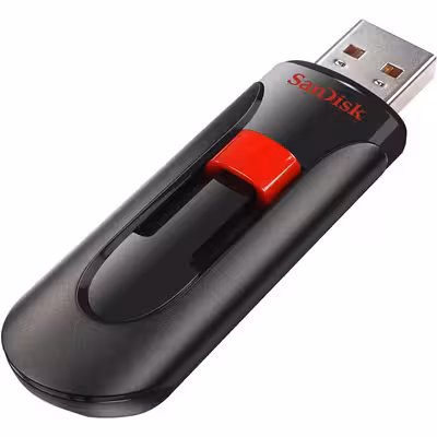 فلش مموری سن دیسک مدل CRUZER GLIDE USB3.0 ظرفیت 64 گیگابایت بسته 5 عددی