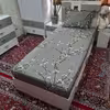 سرویس ملحفه مدل ni08051 طرح شکوفه کد 100 یک نفره دو تکه
