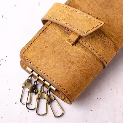 جاکلیدی چرم عطارد مدل C06