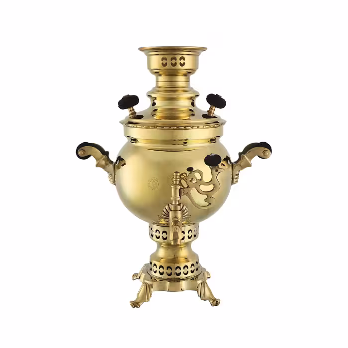  سماور زغالی عبدی مدل کلاسیک گنجایش 2.5 لیتر