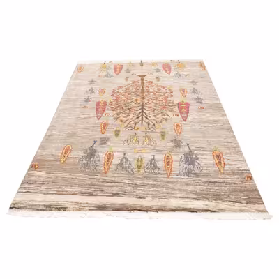 گبه دستباف سه و نیم متری سی پرشیا کد 706055