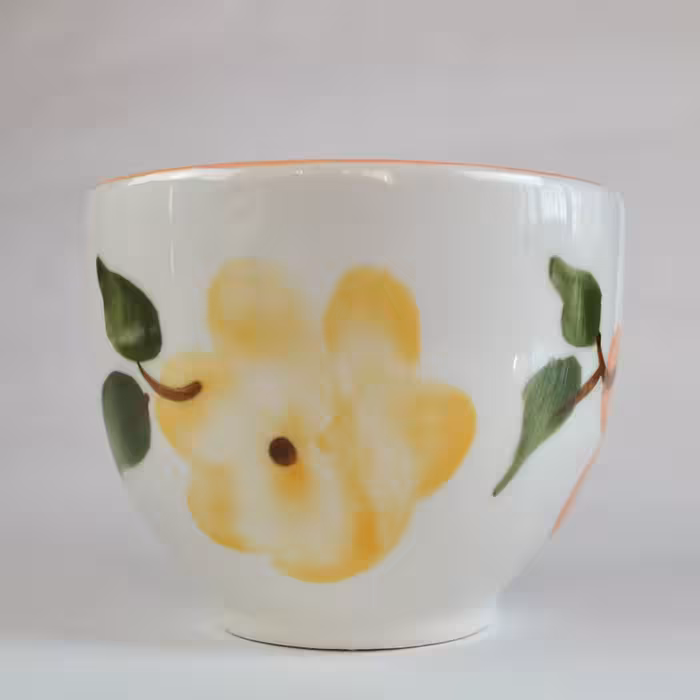 فنجان چینی طرح گل مجموعه 6 عددی