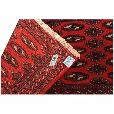 فرش قدیمی دستبافت نیم متری فرش هريس کد 101987