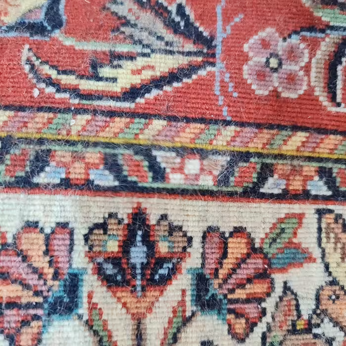 فرش دستبافت کناره طول دو متری مدل بیجار کد 1252