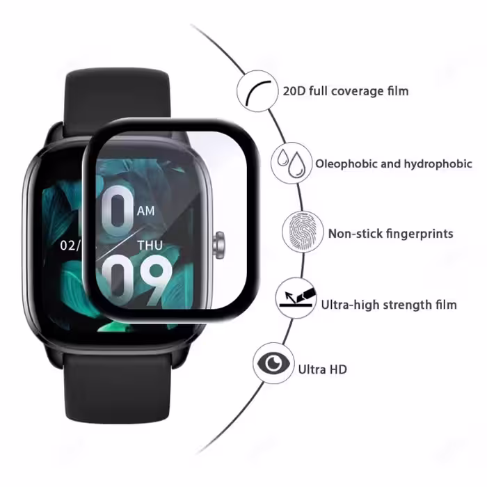 محافظ صفحه نمایش لاین مدل RT007 مناسب برای ساعت هوشمند شیایومی Amazfit GTS 2 Mini