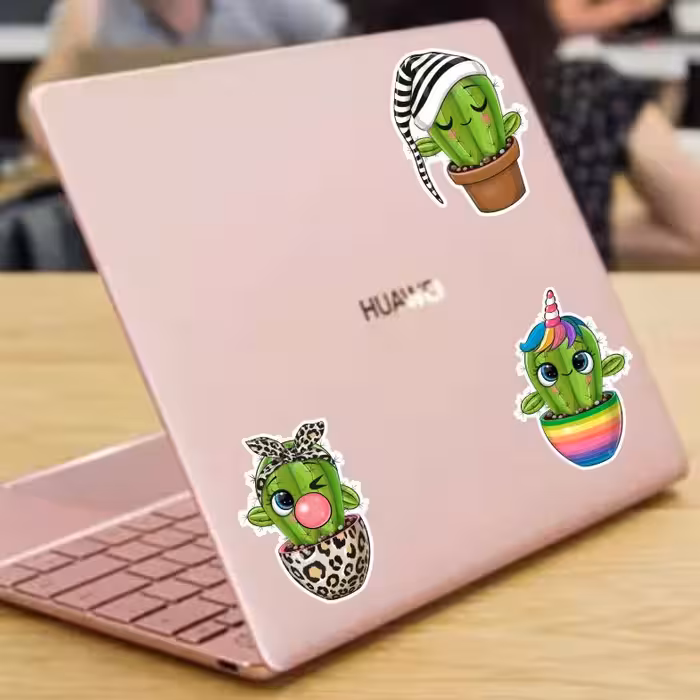 برچسب پلی استیشن  مدل برچسب کاکتوس بسته 5 عددی