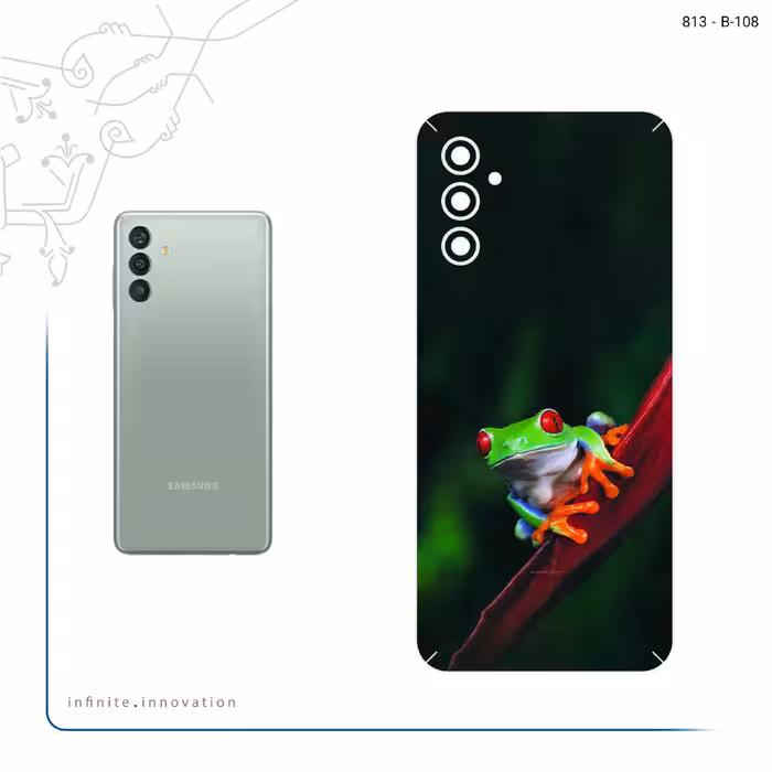 برچسب پوششی ماهوت مدل Frog مناسب برای گوشی موبایل سامسونگ Galaxy M13 (India)