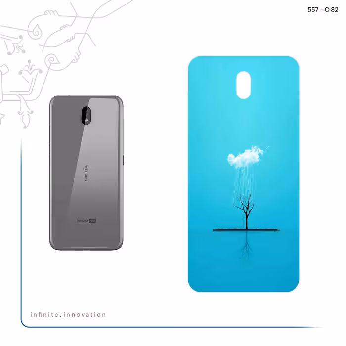 برچسب پوششی ماهوت مدل Minimal Tree مناسب برای گوشی موبایل نوکیا 3.2 TA-1156