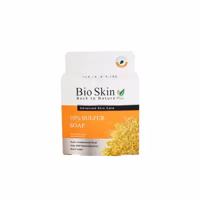 صابون ضد باکتری بایواسکین مدل Sulfur وزن 100 گرم