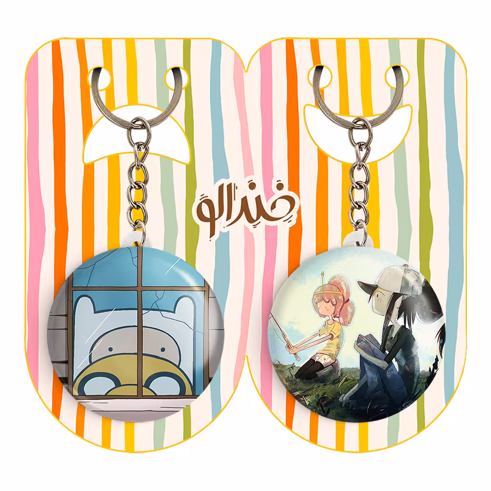 جاکلیدی خندالو مدل وقت ماجراجویی Adventure Time کد 2082820835 مجموعه 2 عددی