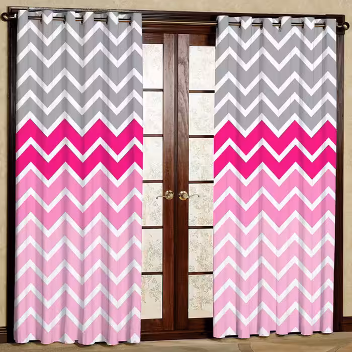 پرده مدل  پانچی کد 5335 سایز 280x140 سانتی متر