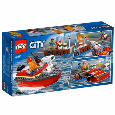 لگو سری سیتی مدل Dock Side Fire کد 60213