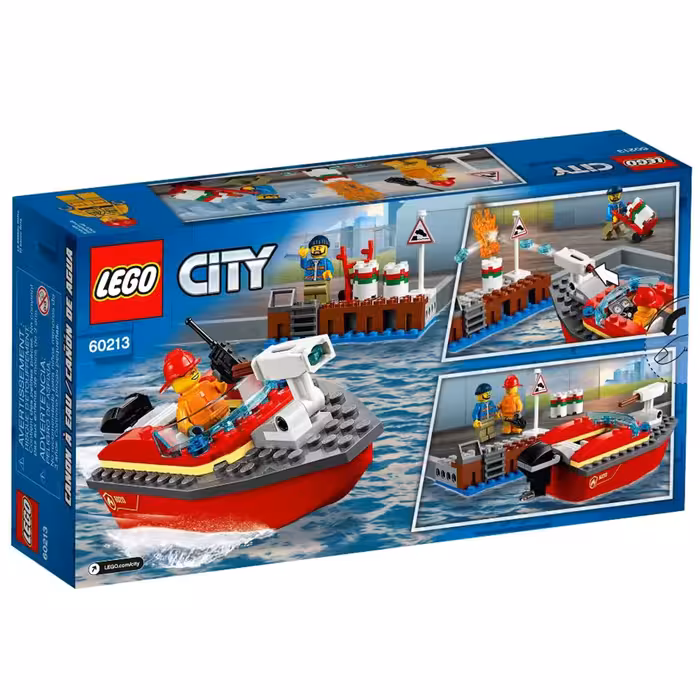 لگو سری سیتی مدل Dock Side Fire کد 60213