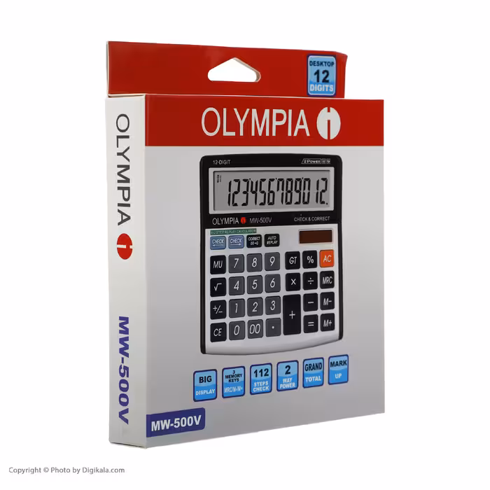 ماشین حساب المپیا مدل MW-500V