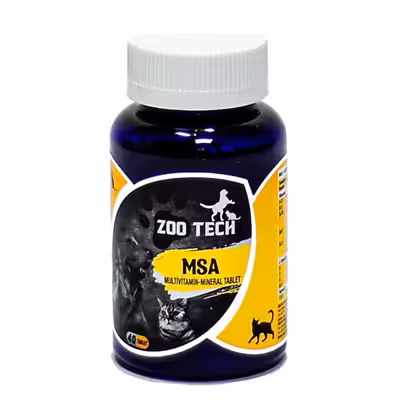 قرص مولتی ویتامین سگ و گربه زووتک مدل MSA40 بسته 40 عددی