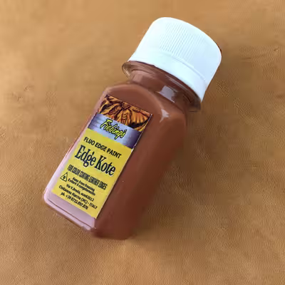 محلول رنگ لبه چرم مدل 3X-EK20 سه بسته 40 گرمی