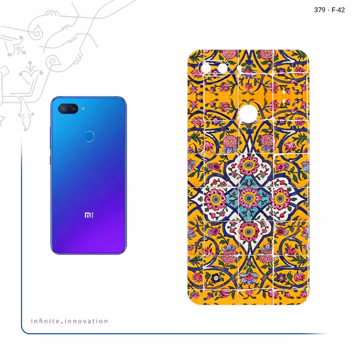برچسب پوششی ماهوت مدل Iran Tile 10 مناسب برای گوشی موبایل شیائومی Mi 8 Lite