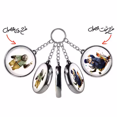 جاکلیدی خندالو طرح زوتوپیا مدل دوطرفه کد 10171023