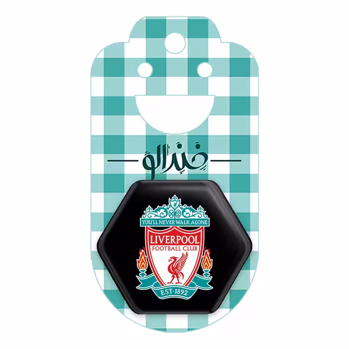 پیکسل خندالو طرح باشگاه لیورپول مدل شش ضلعی کد 2068