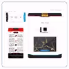 برچسب پوششی ماهوت مدل Graphite-Gold-Marble مناسب برای تبلت سامسونگ Galaxy Tab 4 7.0 2014 T231