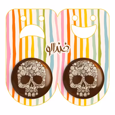 پیکسل خندالو مدل اسکلت کد 1162 به همراه مگنت