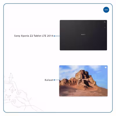 برچسب پوششی ماهوت مدل Kaloot مناسب برای تبلت سونی Xperia Z2 Tablet LTE 2014