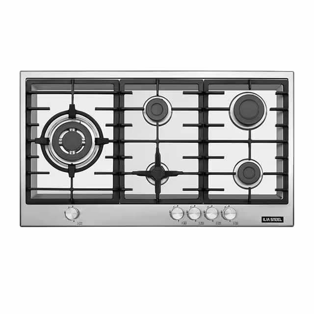 اجاق گاز صفحه ای استیل ایلیا استیل مدل S 505