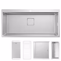 سینک توکار فانتزی باکسی استیل البرز مدل 959