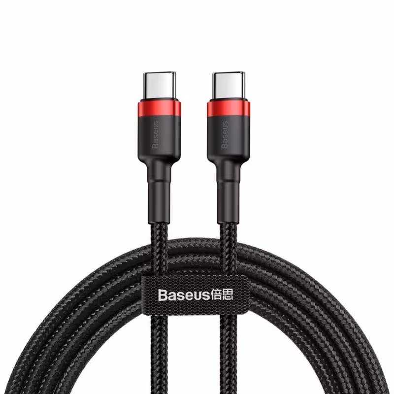 کابل usb -C باسئوس مدل PD 60W طول 1 متر