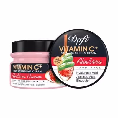 کرم کاسه ای آلوئه ورا حاوی ویتامین C دافی