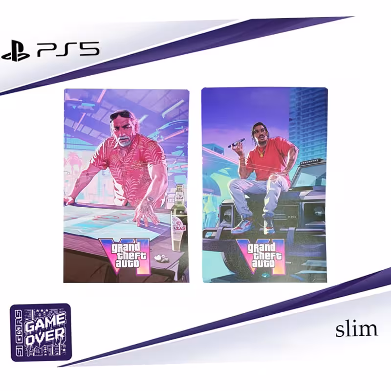 برچسب کنسول PS5 SLIM (GO) طرح GTA A